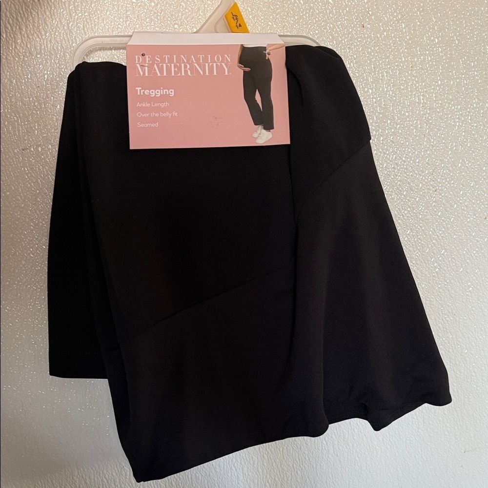 Destination Maternity Classic Black Treggings